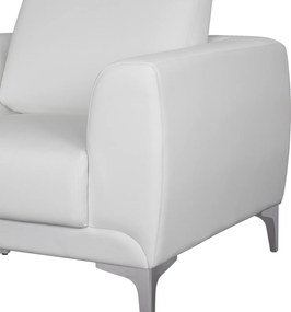 ΠΟΛΥΘΡΟΝΑ KENZIE HM3121.12 ΜΕ ΛΕΥΚΟ PU 89x81x81 εκ.