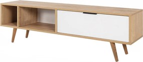 Έπιπλο Τηλεόρασης Sapphire Δρυς / Λευκό REFA 160x35x18