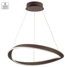 Φωτιστικό Κρεμαστό Home Lighting Mateo 77-8128 Καφέ Dimmable