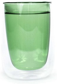 Ποτήρι Τσαγιού Doppler (Σετ 4Τμχ) SET-4-D200-G 240ml Clear-Green Fundamental Glass