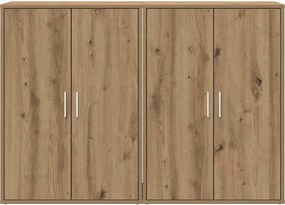 vidaXL Πλαϊνό γραφείο 2 pcs Artisan Oak 60 x 31 x 84 εκ.
