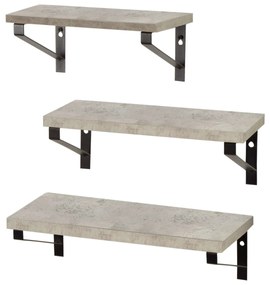 Ράφια Max Home Σίδερο Ξύλο MDF 42 X 12 X 16 CM (4 Μονάδες)