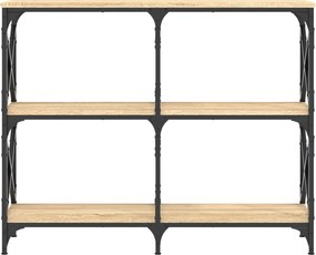 vidaXL Τραπέζι Κονσόλα Sonoma Δρυς 100 x 28 x 80,5 εκ. Επεξεργ. Ξύλο