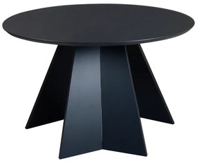 Intrahome Τραπέζι Bibble Intrahome MDF σε μαύρη απόχρωση Φ120x76εκ | SKU: INTRAPA-468111121