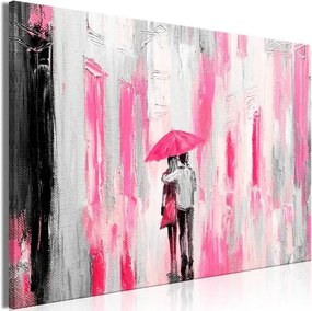 Πίνακας - Umbrella in Love (1 Part) Wide Pink - 90x60