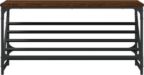 vidaXL Παπουτσοθήκη Καφέ Δρυς 90x30x45 εκ. Επεξεργασμένο Ξύλο