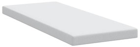 vidaXL Στρώματα Λευκό 70 x 200 cm 100% ύφασμα πολυεστέρα με τζακάρ