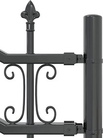 vidaXL Φράχτης Κήπου KAMPEN 240 x 228 εκ Mesh Γκρι
