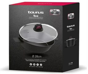 Κατσαρόλα με Καπάκι Taurus KCK4028L