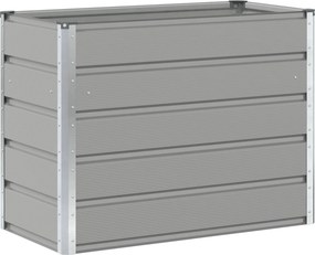 vidaXL Γλάστρα Ανοιχτό γκρι 100 x 50 x 77 εκ Επικαλυμμένος Χάλυβας