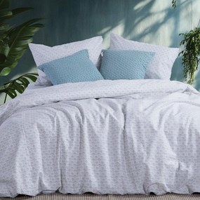 Σεντόνια Keylan Με Λάστιχο (Σετ 4τμχ) Blue Nef-Nef Homeware King Size 180x235cm 100% Βαμβάκι