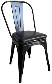 Καρέκλα Στοιβαζόμενη Relix Ε5191P,15W 45x53x85cm Black