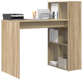 vidaXL Γραφείο Sonoma Δρυς 108 x 55 x 103.5 εκ Επεξεργασμένο ξύλο
