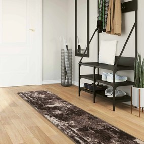 vidaXL Χαλί Runner MARSA Μαύρο και Λευκό 50 x 400 εκ.