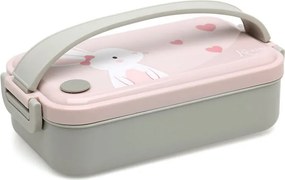 Φαγητοδοχείο 550ml (19x11x6) Kiokids Lovely Bunny 3531