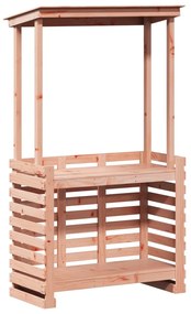 vidaXL Τραπέζι Μπαρ Κήπου με Οροφή 112,5x57x195,5 εκ. Μασίφ Πεύκο