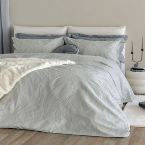Μαξιλαροθήκες IS809 (Σετ 2τμχ) Oxford Green-Grey Palamaiki 52X75 100% Βαμβακοσατέν