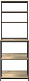 vidaXL Ράφι Κουζίνας Δρύς Sonoma 60 x 40 x 168 εκ Επεξεργασμένο ξύλο
