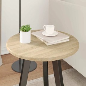 vidaXL Καπάκι τραπεζιού Sonoma Δρυς Ø 40 x 1,5 cm Επεξεργασμένο ξύλο