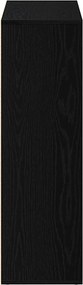 vidaXL Βιβλιοθήκη Μαύρη Δρυς 98x29x97,5 εκ. από Τεχνητό Ξύλο