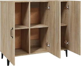 vidaXL Ντουλάπι Sonoma δρυς 90x34x80 εκ. Επεξεργασμένο Ξύλο