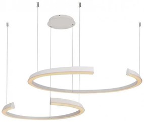 Κρεμαστό Φωτιστικό Οροφής LED 48W 230V 5150lm IP20 Triac Dimmable Θερμό Λευκό Άσπρο 14992 VTAC 14992 Λευκό