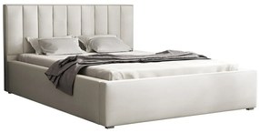 Κρεβάτι Pomona 111, Διπλό, Ανοιχτό καφέ, 160x200, Ταπισερί, Τάβλες για Κρεβάτι, 180x223x93cm, 91 kg | Epipla1.gr