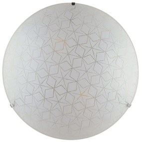 Φωτιστικό Οροφής - Πλαφονιέρα Esagram I-ESAGRAM-PL40 3xE27 Φ40cm White Luce Ambiente Design