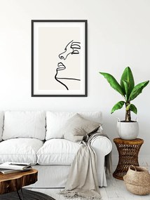 Πόστερ &amp;  Κάδρο Line Art Portrait PST134 30x40cm Εκτύπωση Πόστερ (χωρίς κάδρο)