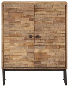 vidaXL Μπουφές Ψηλός 60 x 30 x 75 εκ. από Μασίφ Ανακυκλωμένο Ξύλο Teak