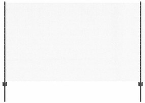 vidaXL Τεντώτο με στήριγμα Γκρι 1,4 x 10 m Χάλυβας και PVC