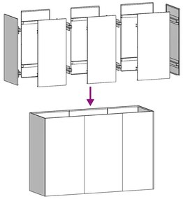 ΖΑΡΝΤΙΝΙΕΡΑ 120X40X80 ΕΚ. ΑΠΟ ΑΝΟΞΕΙΔΩΤΟ ΑΤΣΑΛΙ 860721