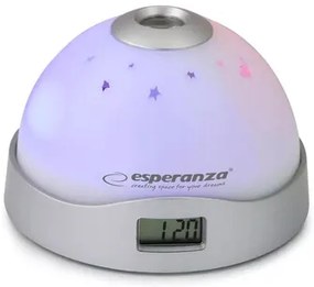 ESPERANZA επιτραπέζιο ρολόι EHC001 με προβολέα &amp; LED, ξυπνητήρι