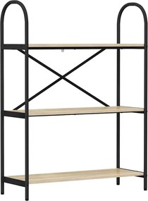vidaXL Ράφι Βιβλίων Δρύς Sonoma 80 x 30 x 109 εκ Επεξεργασμένο ξύλο