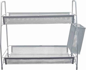 Επιτραπέζιος Οργανωτής Γραφείου 40x17x32cm σε 2 Xρώματα - Άσπρο