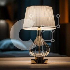 Intra Συλλεκτικό Ξύλινο Παζλ Plywood 4mm - Κομψό γυάλινο φωτιστικό σε άνετο υπνοδωμάτιο Σε Ξύλινο Κουτί - Διαστάσεις Puzzle: 10x10 cm – 25 κομμάτια