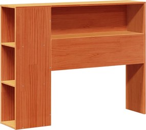 vidaXL Κρεβάτι Βιβλιοθήκη Χωρίς Στρώμα 100x200 εκ Μασίφ Ξύλο Πεύκου