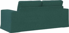 vidaXL Καναπές Σκούρο Πράσινο