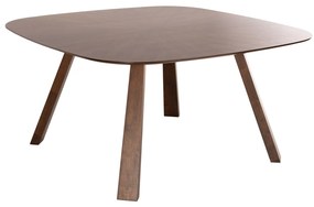 ΤΡΑΠΕΖΙ ΤΡΑΠΕΖΑΡΙΑΣ RINER HM9733 MDF ΜΕ ΚΑΠΛΑΜΑ ΚΑΡΥΔΙΑΣ 150x150x75Υ εκ.