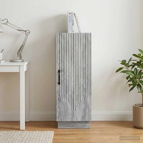 vidaXL Πλαϊνό γραφείο Γκρι Sonoma 33 x 34,5 x 87 εκ.