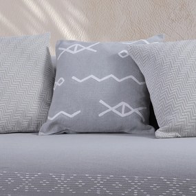 Διακοσμητικό Μαξιλάρι (45x45) Nef-Nef Homeware Create Grey