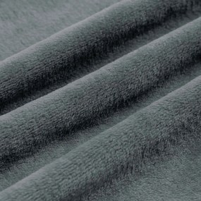 vidaXL Κουβέρτα Σκούρο Γκρι 220 x 240 cm Μαλλί