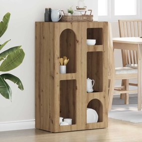 vidaXL Πλαϊνό γραφείο Artisan Oak 59 x 35 x 100,5 εκ