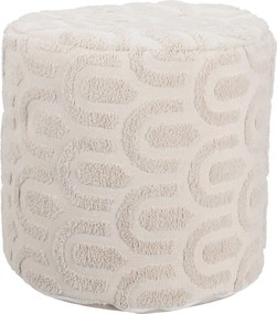 ΣΚΑΜΠΌ &amp; ΠΟΥΦ POUF ROUND W ARCH DESIGN 40X38 HZ1601350