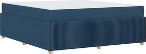 vidaXL Σκελετός Κρεβατιού Μπλε 180 x 200 cm ύφασμα