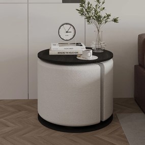 Σετ Βοηθητικών Τραπεζιών Μαύρο REUBO 43x43x47