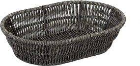 ΨΩΜΙΕΡΑ SYNTH. RATTAN ΟΒΑΛ L ΓΚΡΙ 28Χ20Χ7ΕΚ (smA)