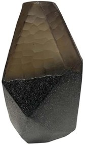 Βάζο DWQA1005 16x28cm Black-Brown Espiel Γυαλί