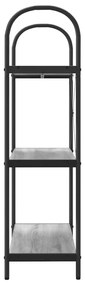 vidaXL Ράφι Βιβλίων Γκρι sonoma 80 x 30 x 109 εκ Επεξεργασμένο ξύλο