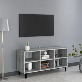 vidaXL Έπιπλο Τηλεόρασης Γκρι 103,5 x 30 x 50 εκ. με Μεταλλικά Πόδια Sonoma